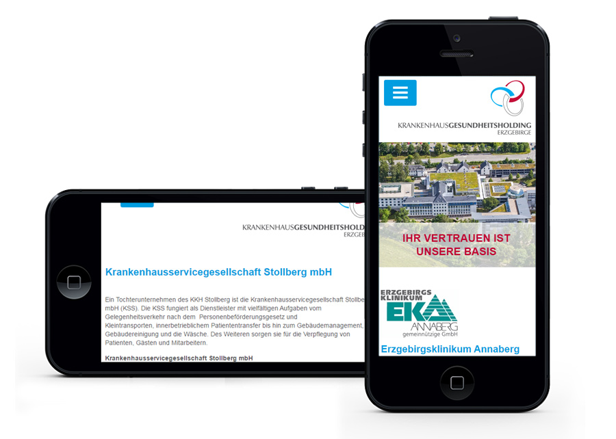 Webseite responsive Webdesign erstellt von Digital Connect aus Chemnitz